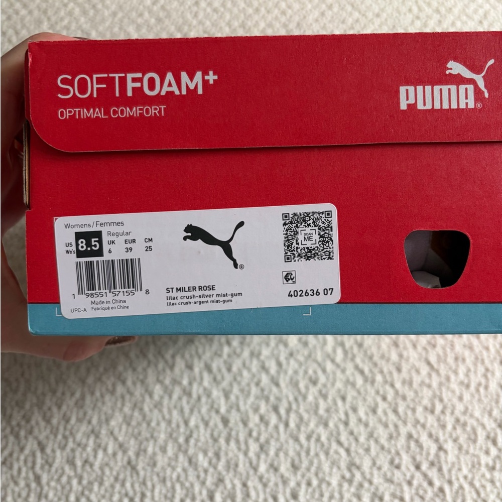 NWT Puma Women's Miler Rose Sneakers in Lilac - Picture 11 of 11
